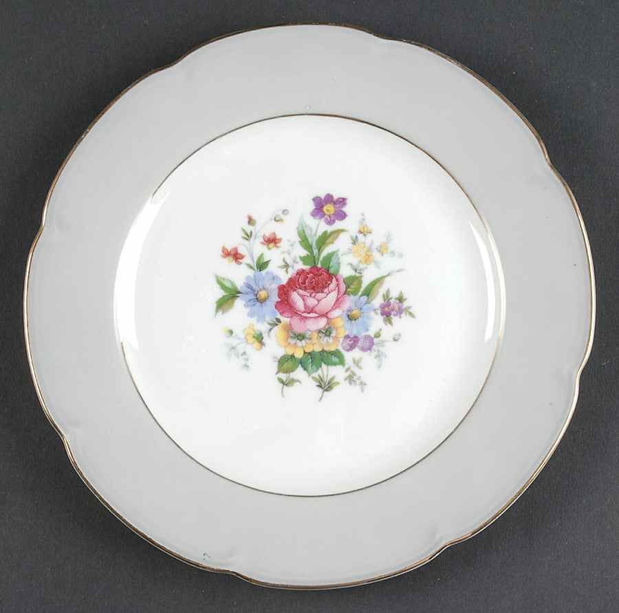 Ardalt Gray Salad Plate by Royal Bayreuth-1