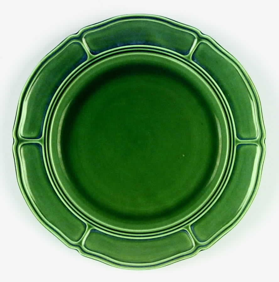 Provincial Green Dinner Plate by Royal M-Mita-1