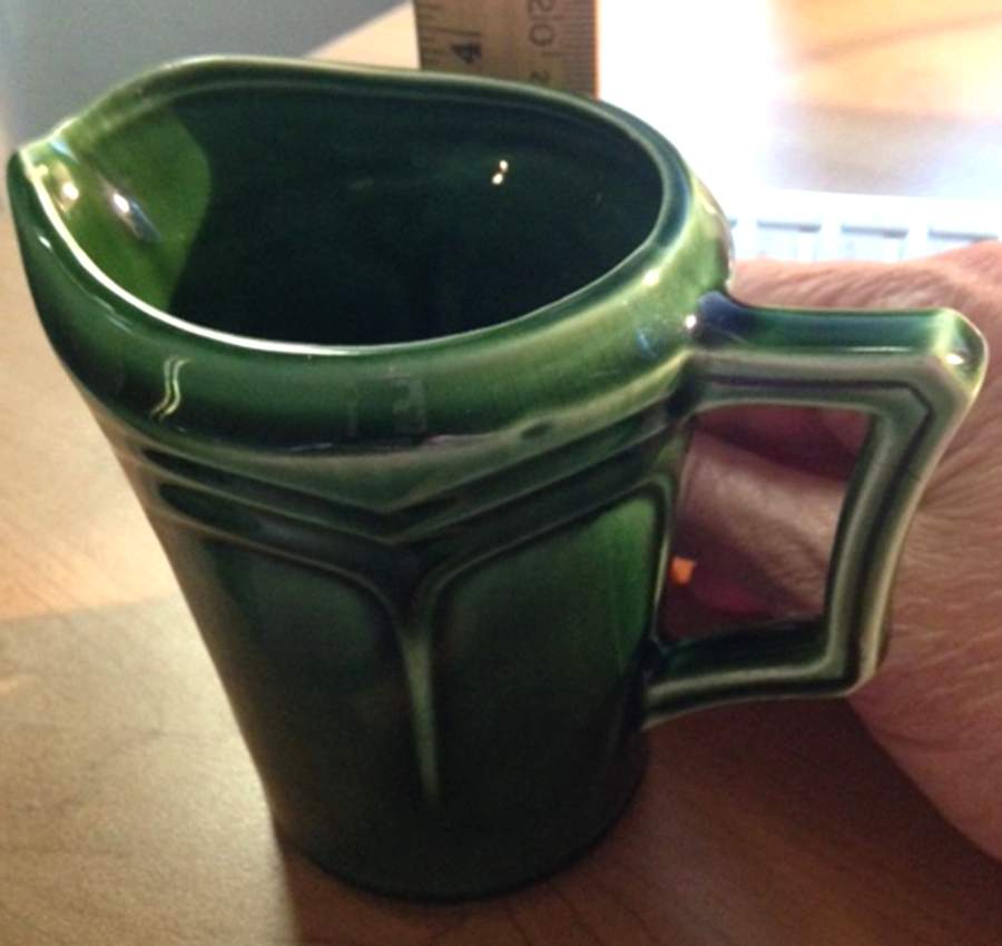 Provincial Green Creamer by Royal M-Mita-1