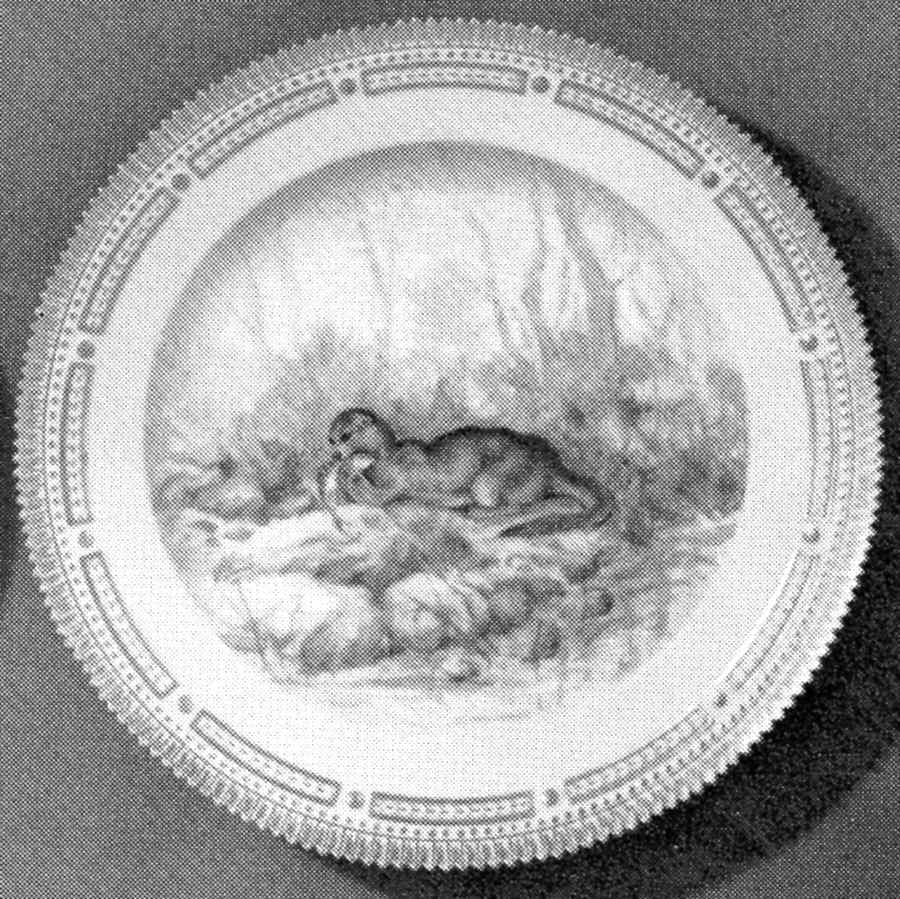 Flora Danica Game Series (Animals) Dinner Plate by Royal Copenhagen-1