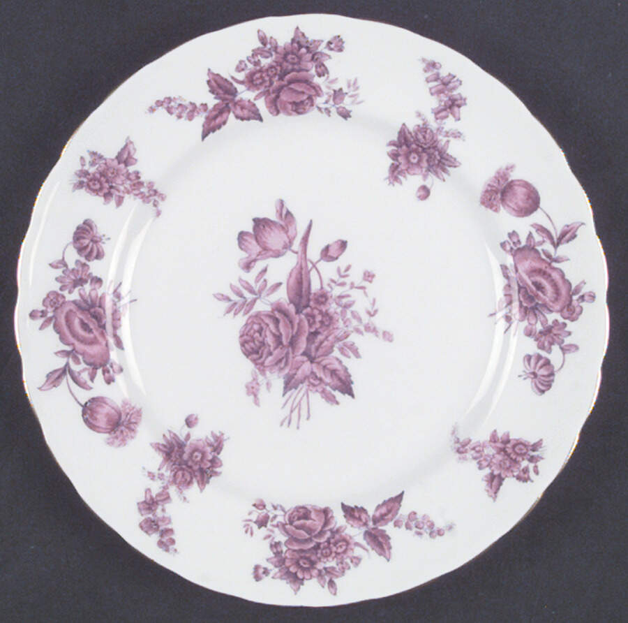 Chantilly Rose Salad Plate by Royal Chelsea-1