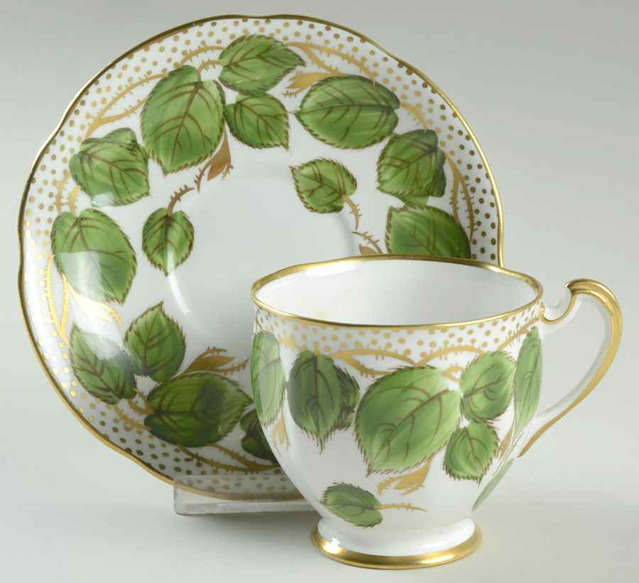 418 Footed Cup & Saucer Set by Royal Standard-1