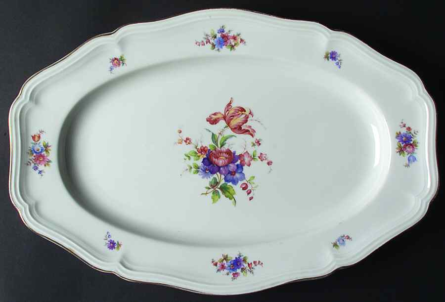 R649 15" Oval Serving Platter by Rosenthal - Continental-1