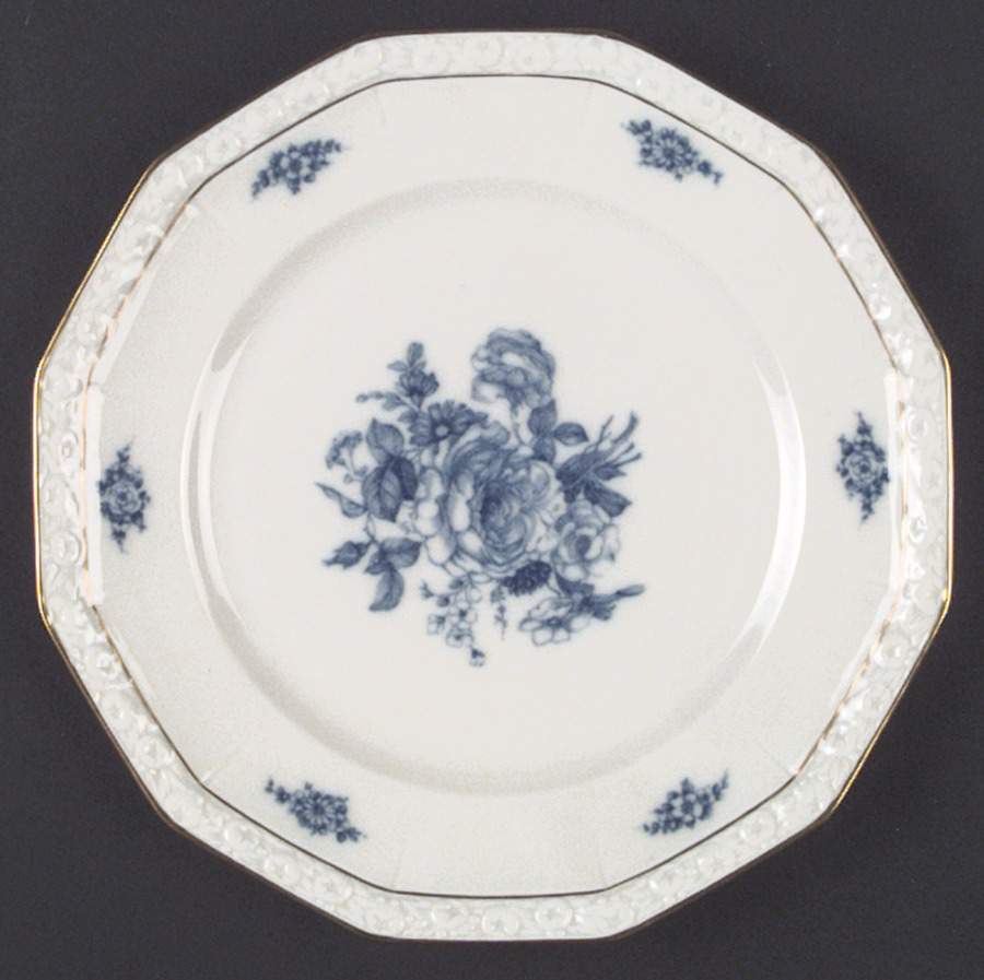 Cobalt Rose Dinner Plate by Rosenthal - Continental-1