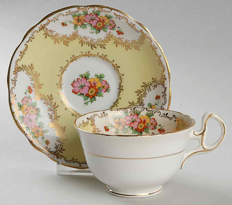 6176 Footed Cup & Saucer Set by Royal Stafford-1