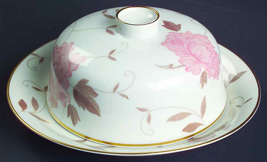 Blutenzweig Round Covered Butter by Rosenthal - Continental-1