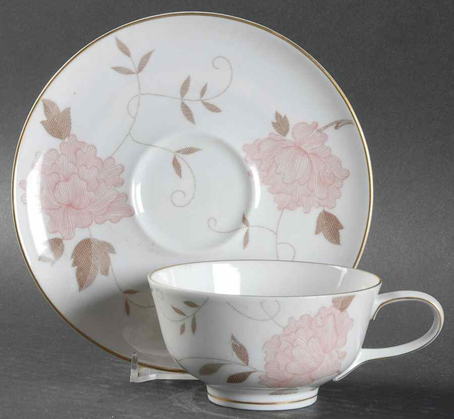 Blutenzweig Footed Cup & Saucer Set by Rosenthal - Continental-1