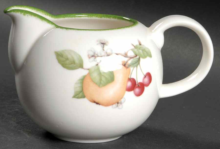 Country Lane (Brushed Green Trim) Creamer by Royal Doulton-1