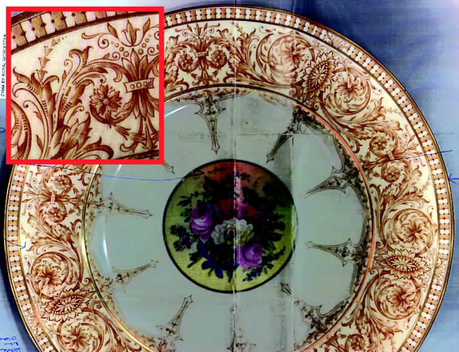 Z1064 Dinner Plate by Royal Worcester-1