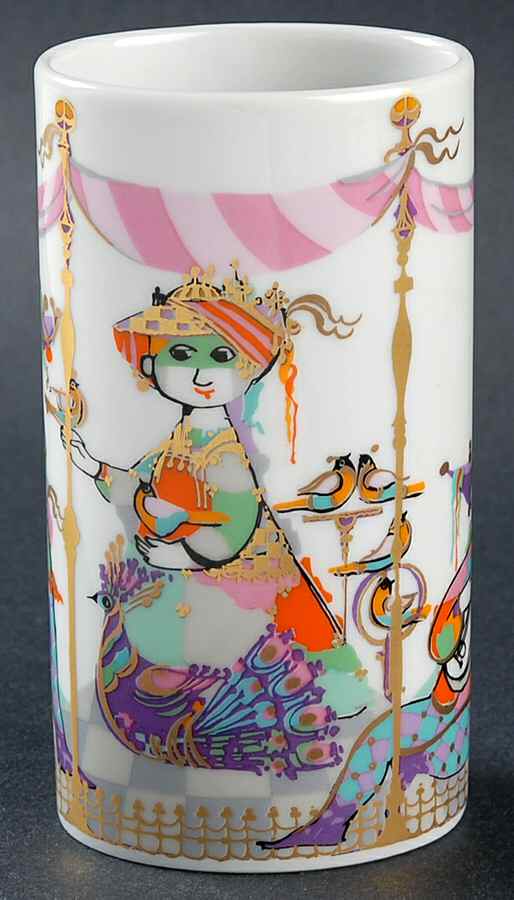 Thousand and One Nights White 4" Vase by Rosenthal - Continental-1