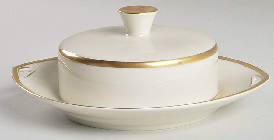 2464 (Cream) Round Covered Butter by Rosenthal - Continental-1