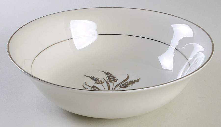 Silver Harvest 9" Round Vegetable Bowl by Royal Chatham-1