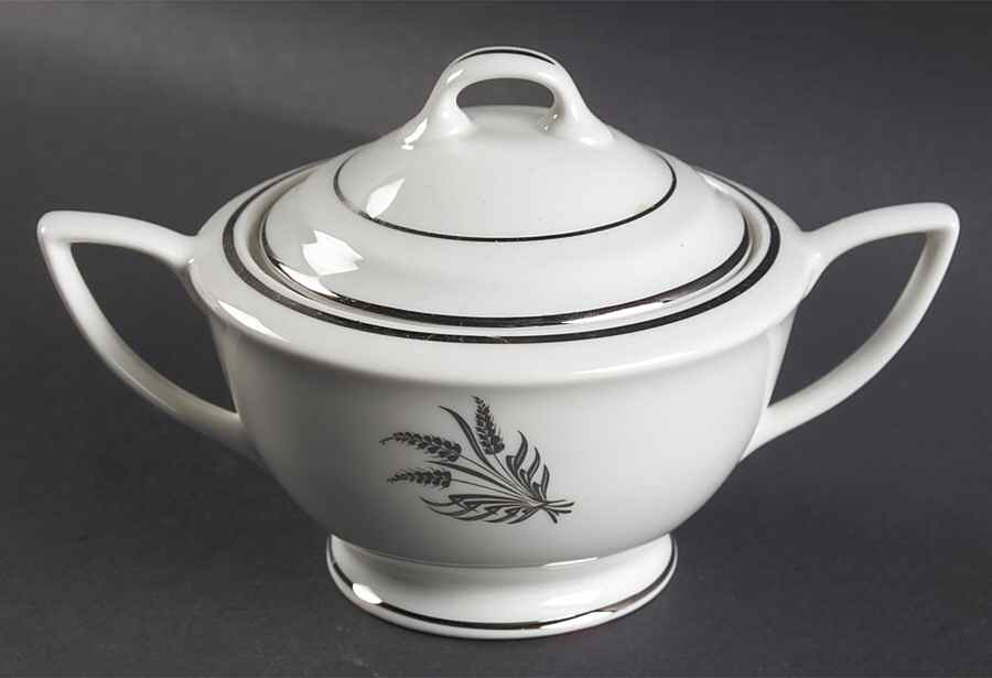 Silver Harvest Sugar Bowl & Lid by Royal Chatham-1