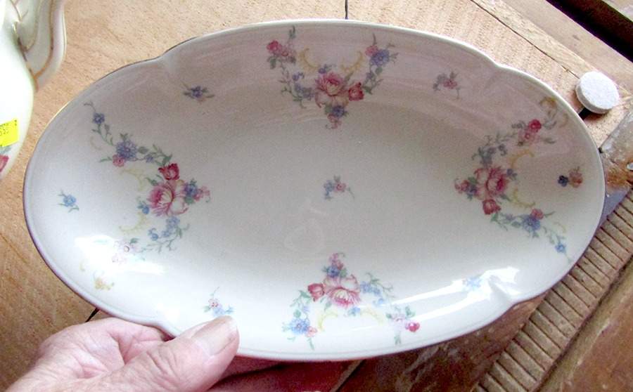 ROT152 12" Oval Serving Platter by Royal Tettau-1