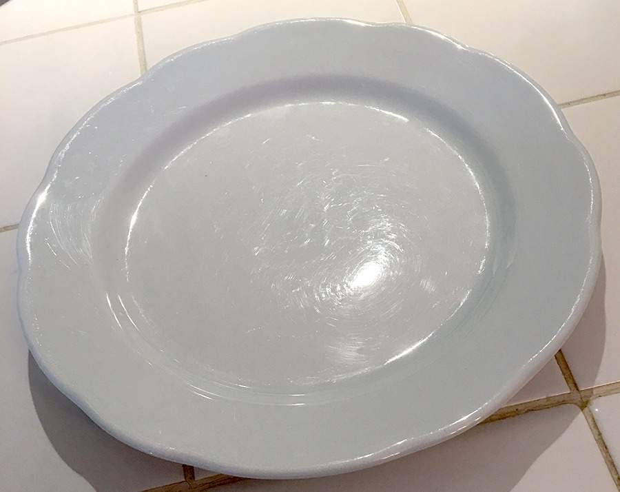 Scalloped White Dinner Plate by Rosanna-1