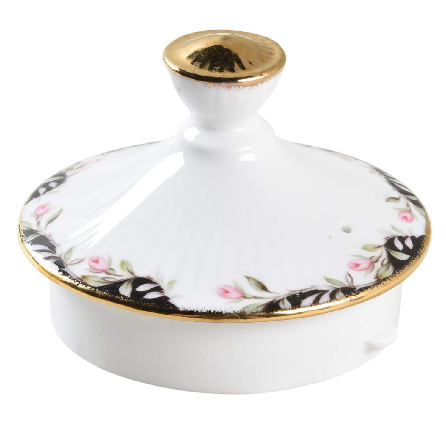 Midnight Rose Lid for Coffee Pot by Rosina-Queens-1