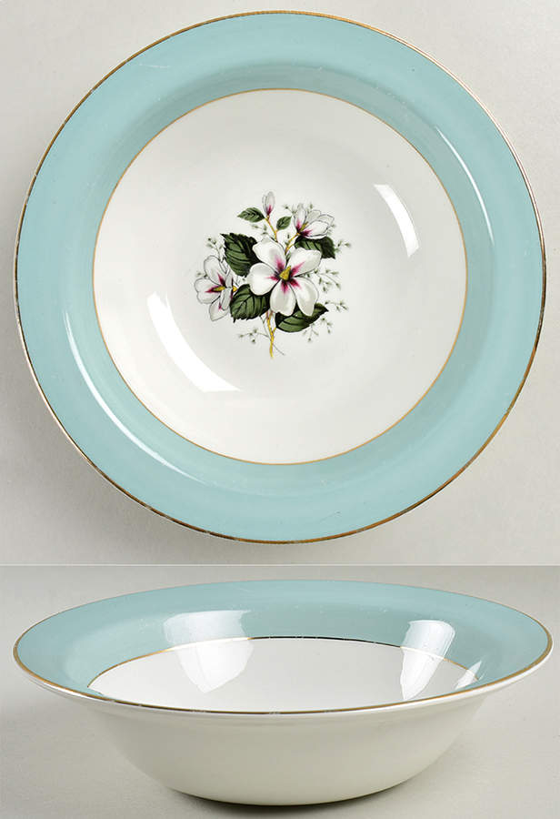Saraband 8" Round Vegetable Bowl by Ridgway (Ridgways)-1
