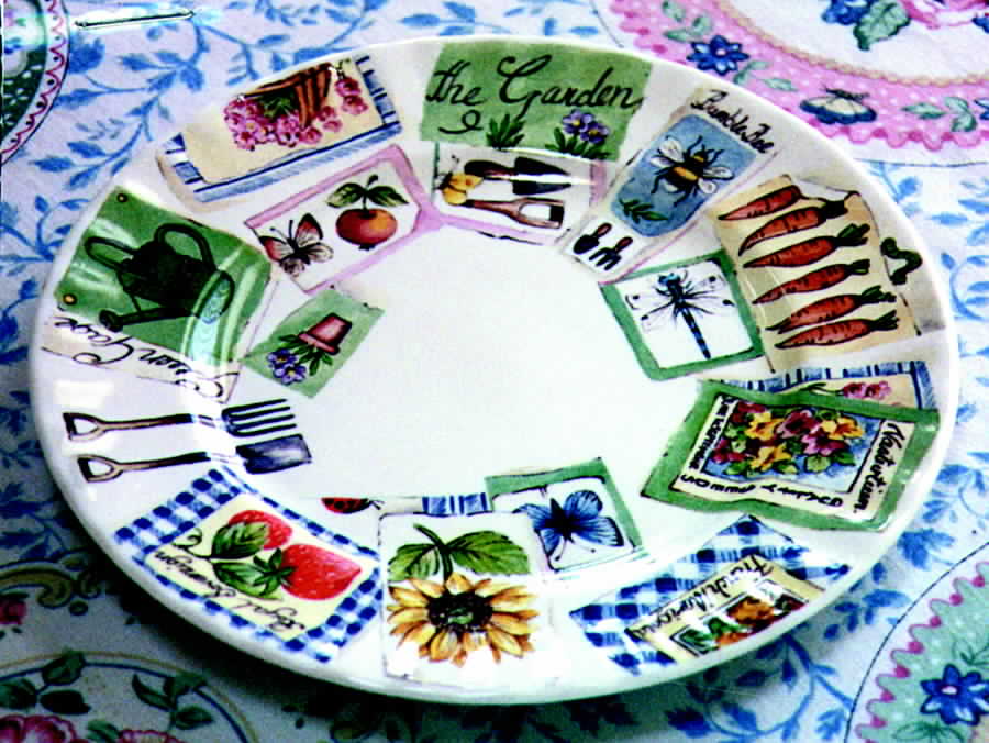 My Garden Dinner Plate by Roy Kirkham-1