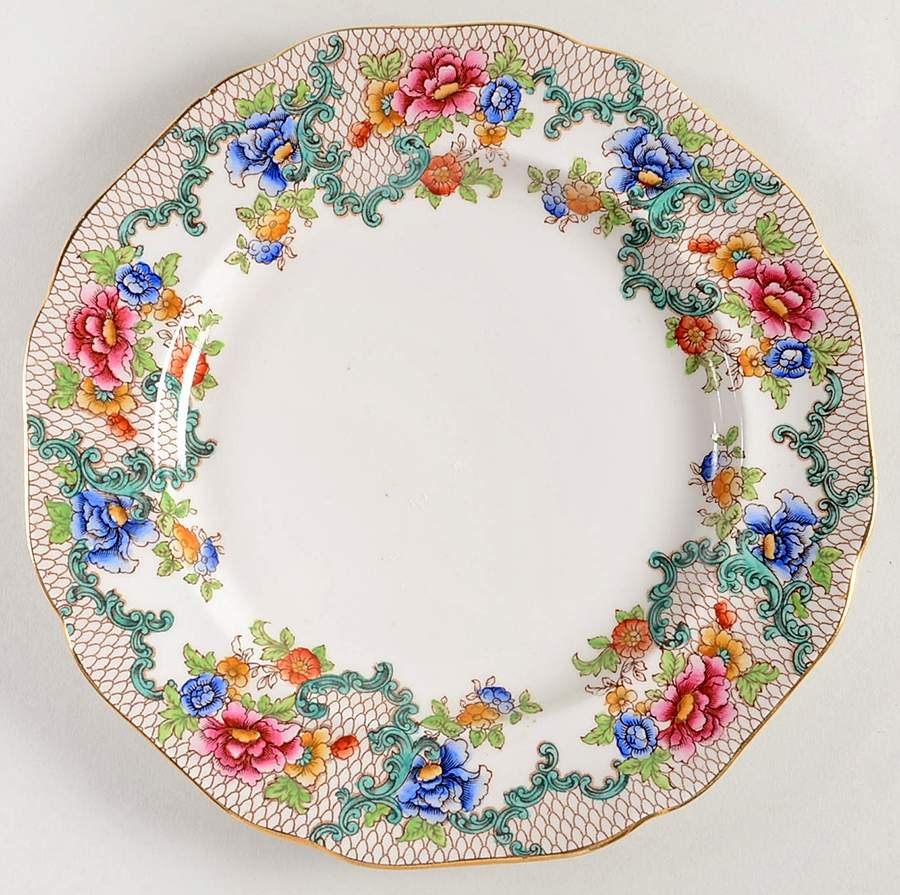 Victoria Luncheon Plate by Royal Cauldon-1