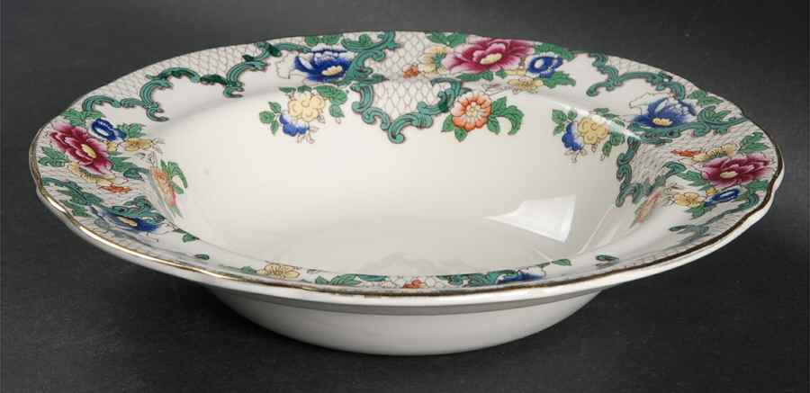 Victoria Rim Cereal Bowl by Royal Cauldon-1