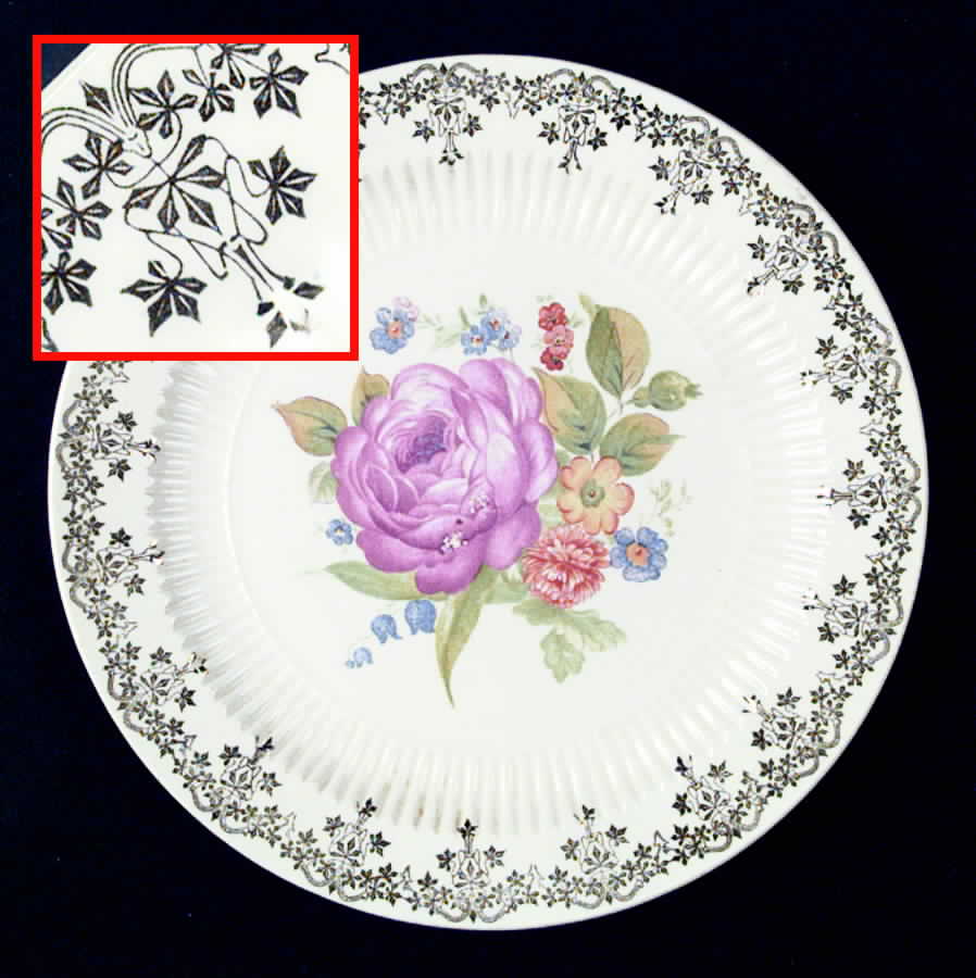 Helena Dinner Plate by Royal (USA)-1
