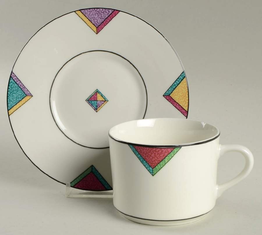 Simplicity Flat Cup & Saucer Set by Royal Majestic-1