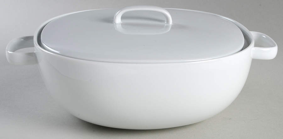 Moon White Square Covered Vegetable by Rosenthal - Continental-1
