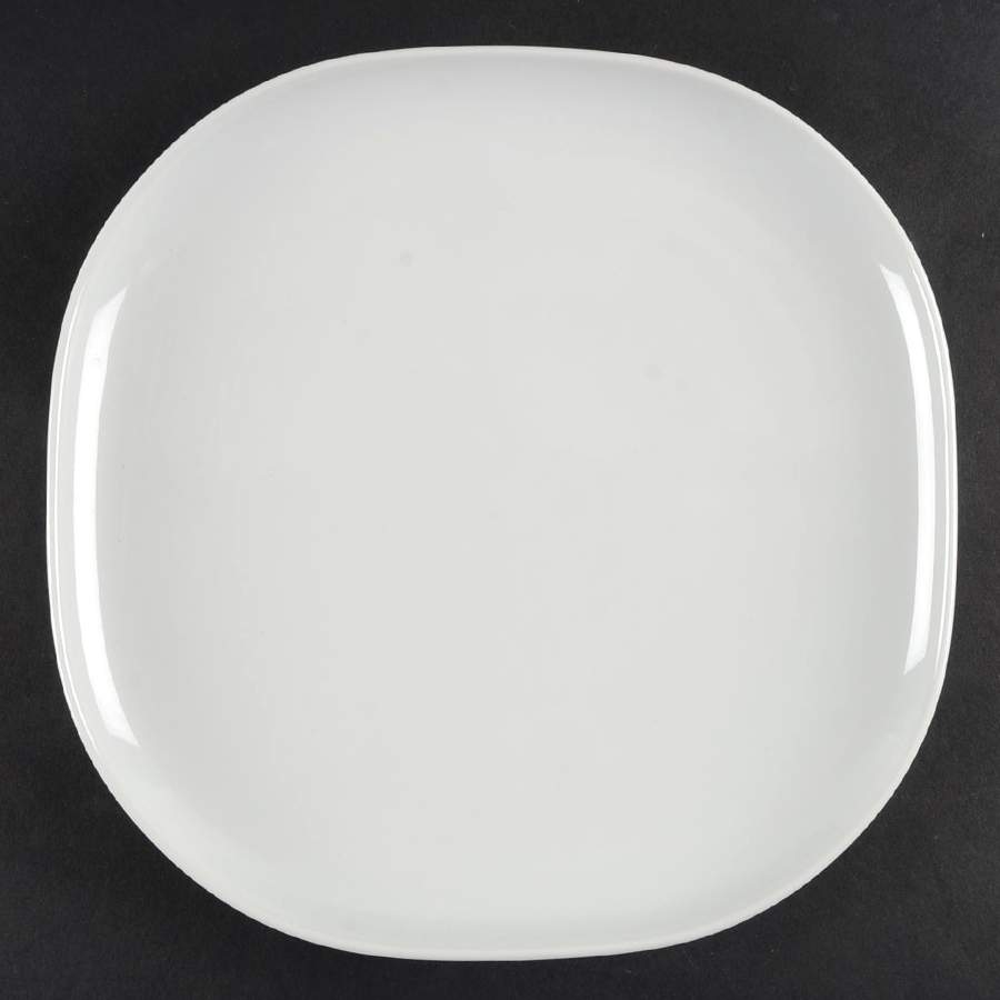Moon White 9" Square Serving Platter by Rosenthal - Continental-1