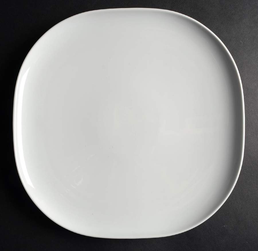 Moon White 12" Square Serving Platter by Rosenthal - Continental-1