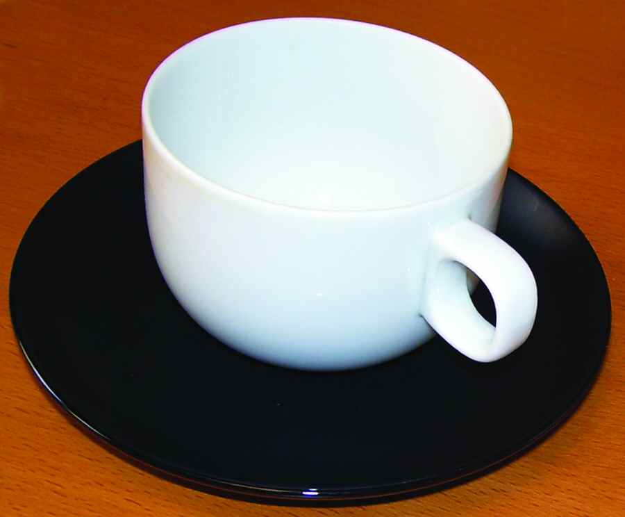 Moon White Flat Cup & Saucer Set by Rosenthal - Continental-1