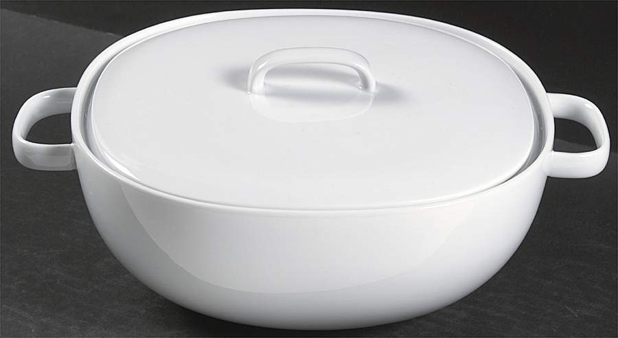 Moon White Square Covered Vegetable by Rosenthal - Continental-1