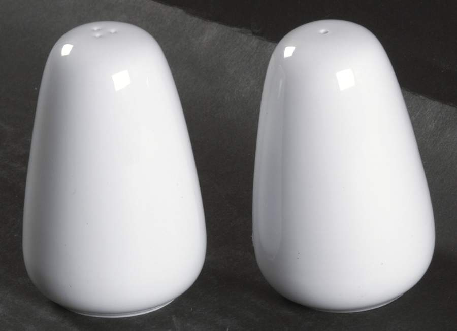 Moon White Salt & Pepper Set by Rosenthal - Continental-1