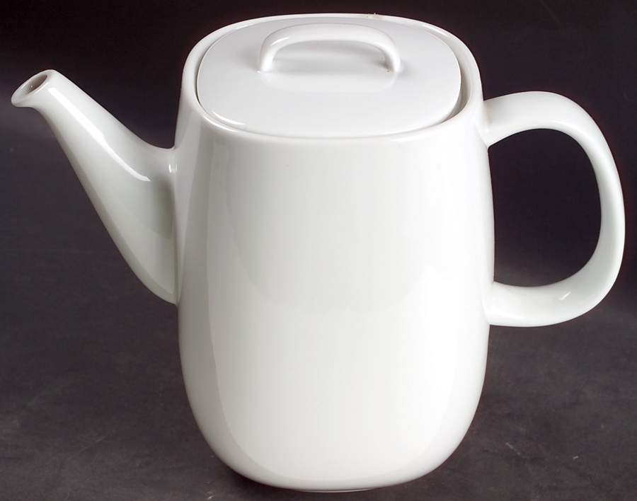 Moon White Coffee Pot & Lid by Rosenthal - Continental-1