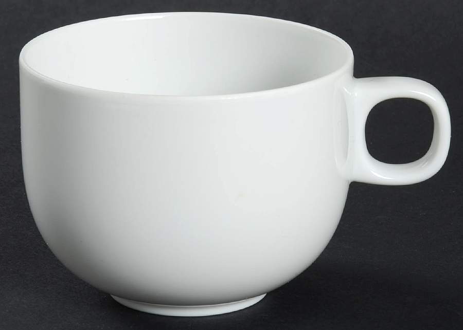 Moon White Flat Cup by Rosenthal - Continental-1