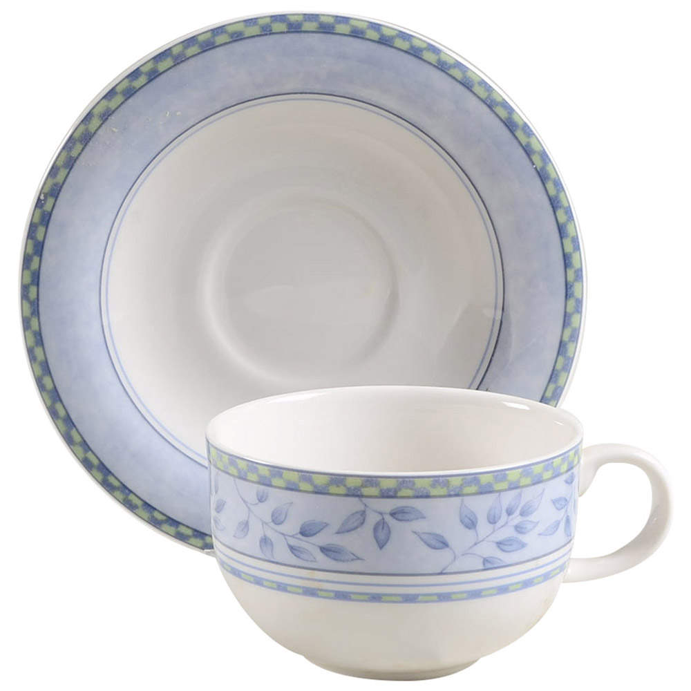 Rivoli Flat Cup & Saucer Set by Royal Doulton-1