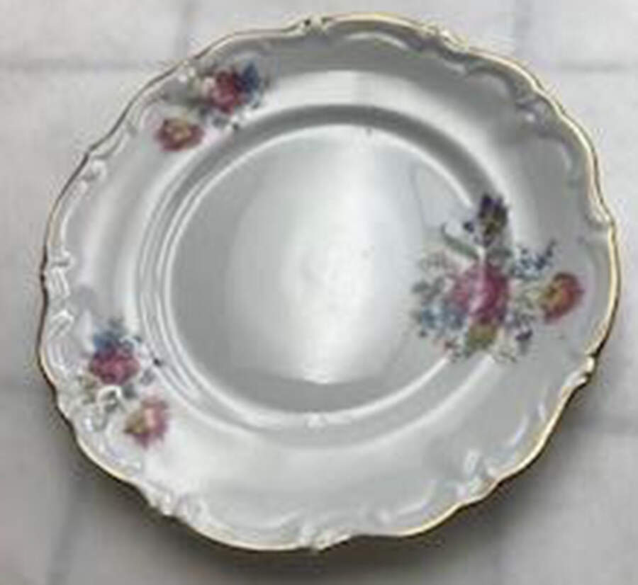 Garden Flower Bread & Butter Plate by Royal Heidelberg-1
