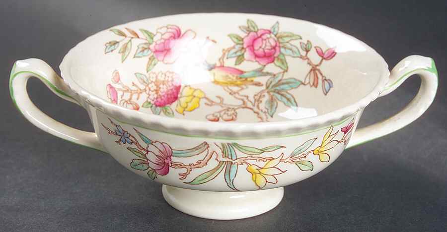 Ito Footed Cream Soup Bowl by Royal Doulton-1