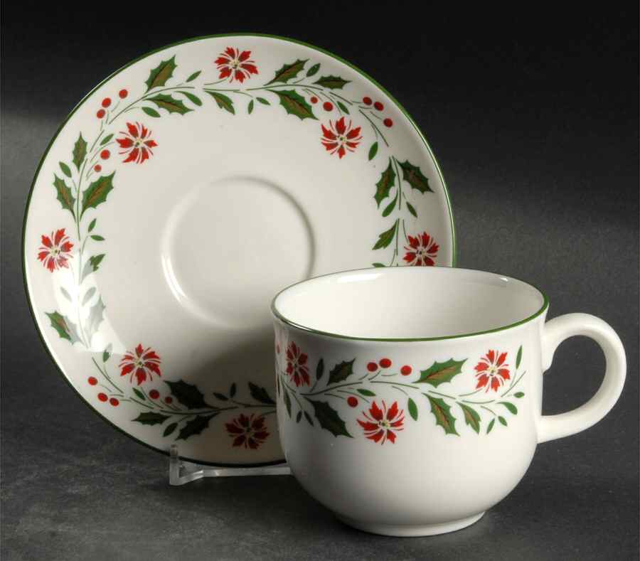 ROK17 Flat Cup & Saucer Set by Royal Kent (England)-1