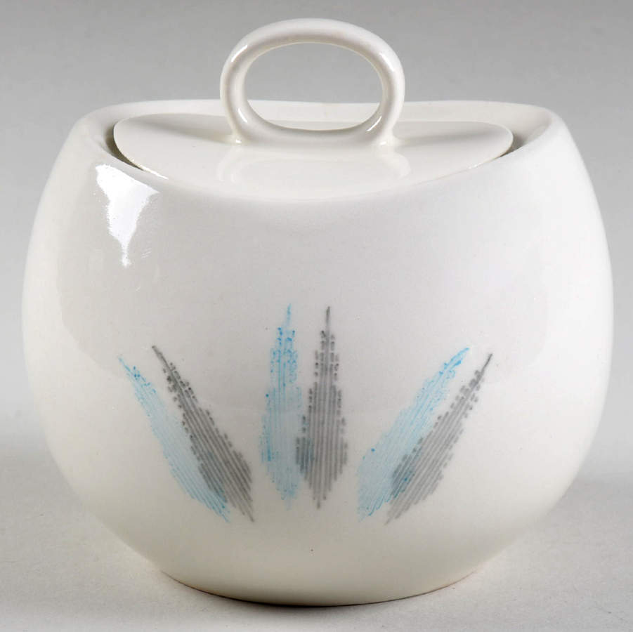 Aurora Sugar Bowl & Lid by Royal (USA)-1