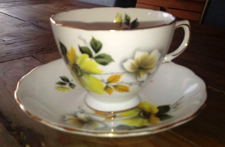8221 Footed Cup & Saucer Set by Royal Vale-1