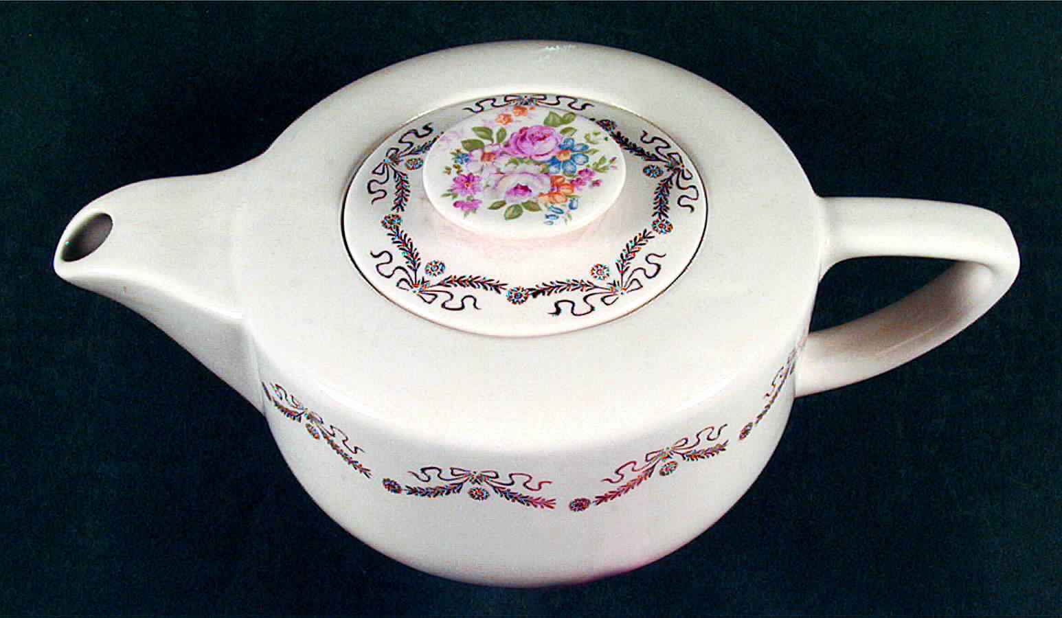 Louella Teapot & Lid by Royal (USA)-1