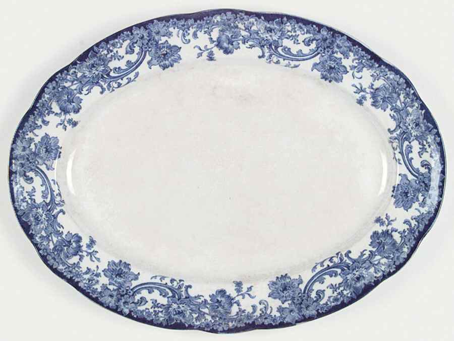 Melrose 11" Oval Serving Platter by Royal Doulton-1
