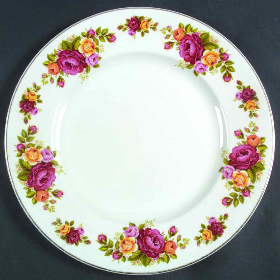 RNG1 Dinner Plate by Rose of England-1