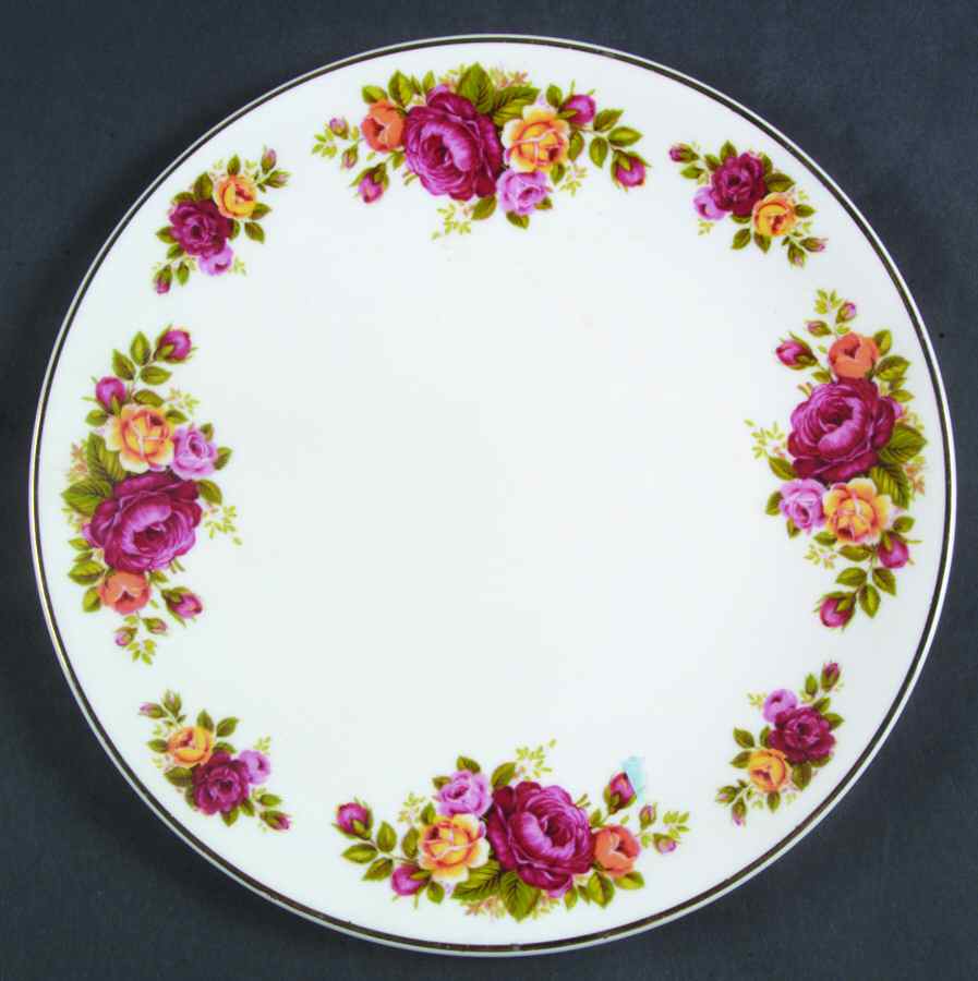 RNG1 Coupe Salad Plate by Rose of England-1