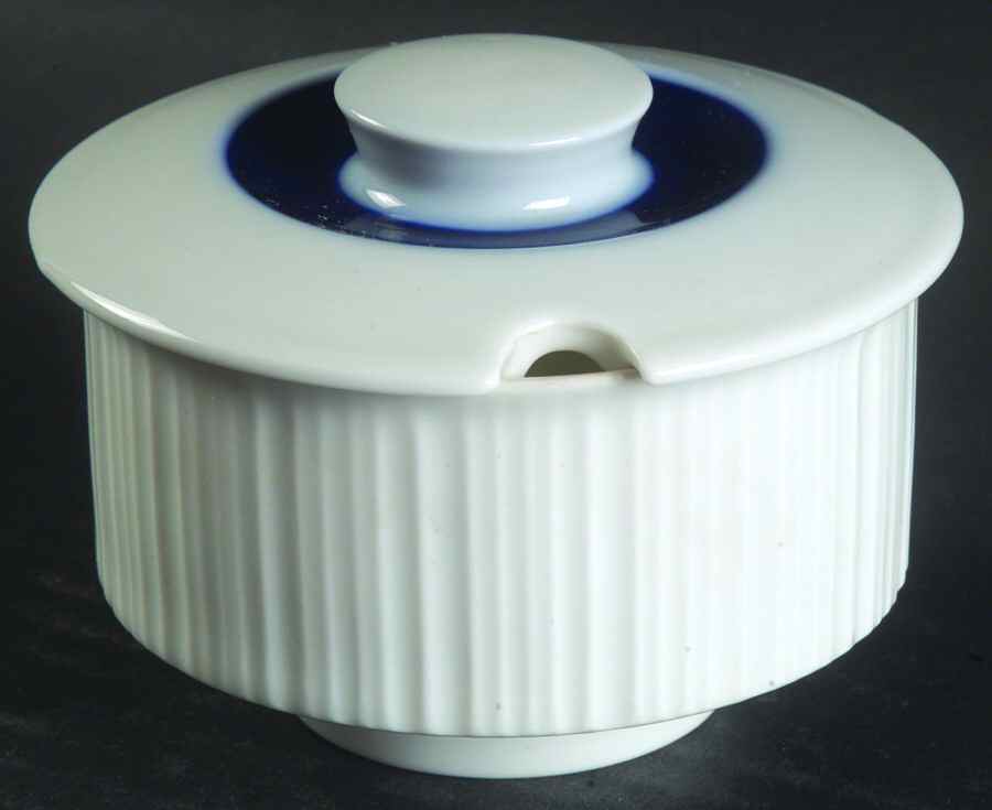 Secunda Cobalt Sugar Bowl & Lid by Rosenthal - Continental-1