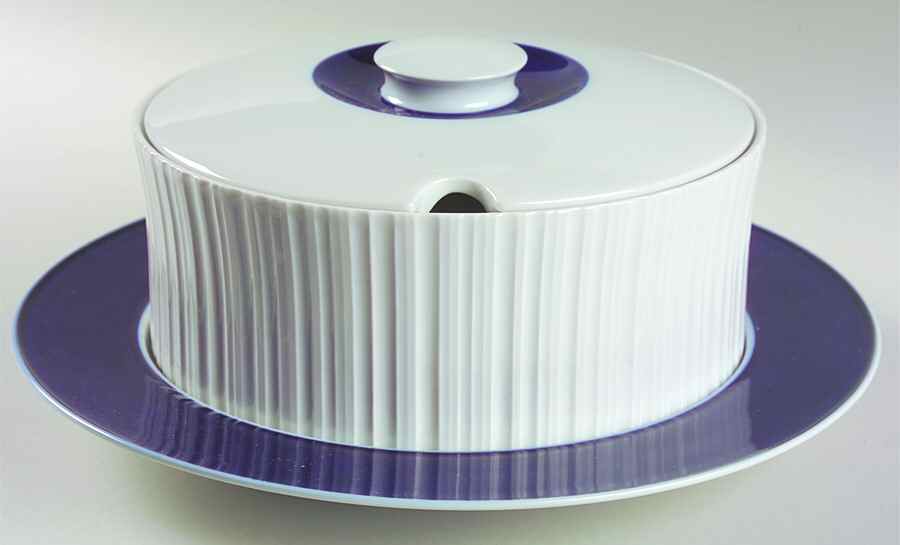 Secunda Cobalt Tureen & Lid w/Underplate by Rosenthal - Continental-1