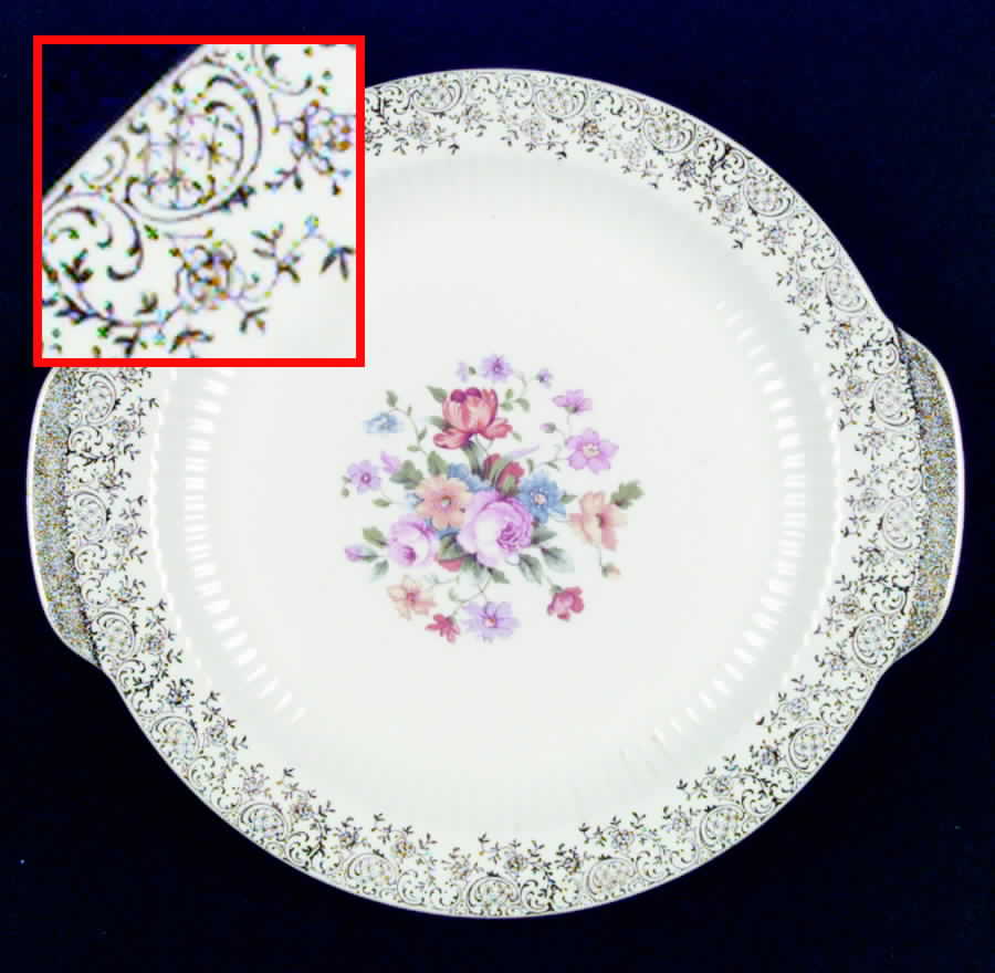 Regal Charm Handled Cake Plate by Royal (USA)-1