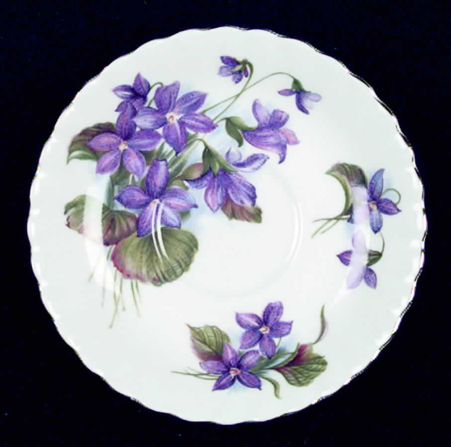Purple Violet Saucer by Royal Albert-1