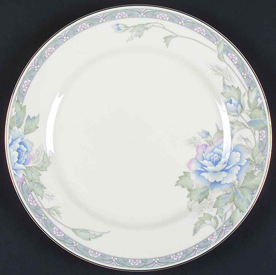 Bouquets of Blue Dinner Plate by Royal Limited-1