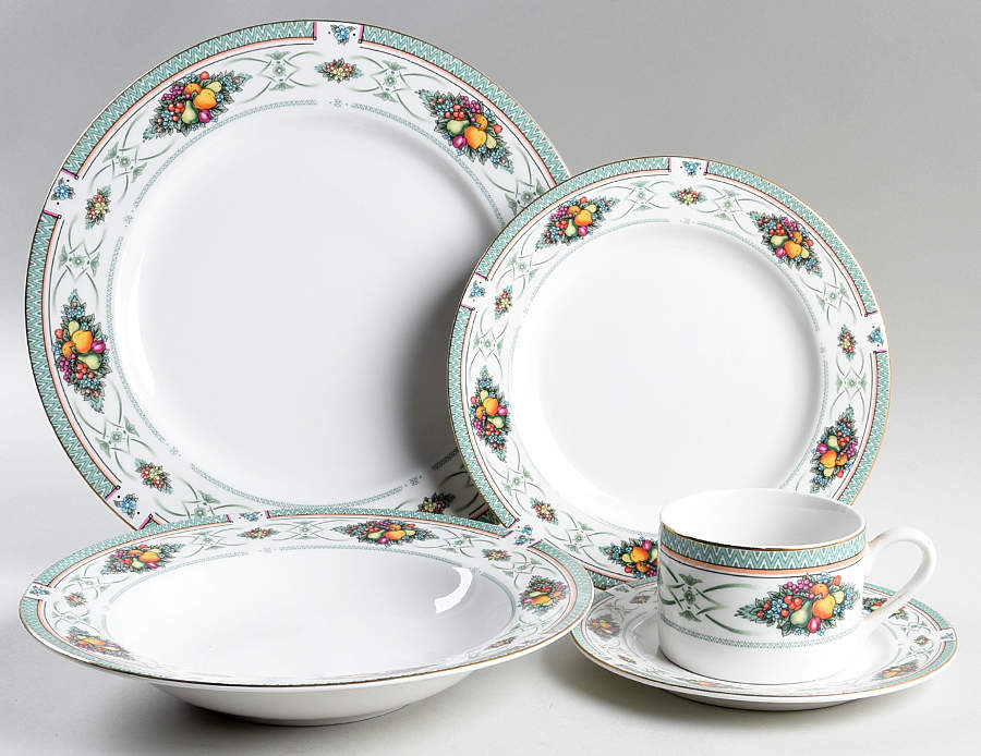 Fruit Fantasy 5 Piece Place Setting by Retroneu-1